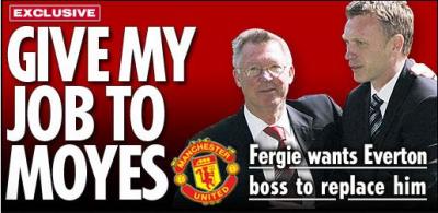 David Moyes Manchester United Sir Alex Ferguson