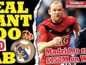 Galactici&nbsp;fara LIMITA! Florentino Perez pune la bataie 150 de milioane pentru Rooney!