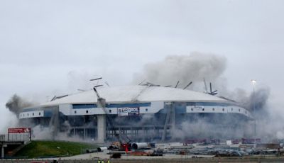 Stadionul unde Dumnezeu isi urmarea echipa favorita, distrus cu 3 tone de dinamita!&nbsp;VIDEO: