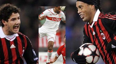 AC Milan Cacau Pato Ronaldinho