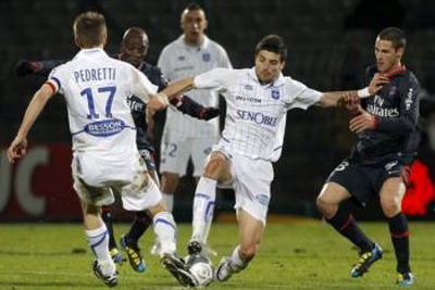 Auxerre Bordeaux Daniel Niculae PSG
