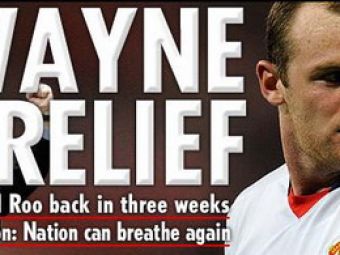 Ferguson despre Rooney: &quot;Natiunea poate respira usurata!&quot; Va reveni pe teren in&nbsp;2-3 saptamani!