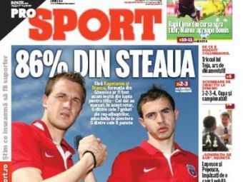 ProSport / 86% din&nbsp;Steaua! Fara Stancu si Kapetanos, Steaua ar fi iesit din lupta pentru titlu!