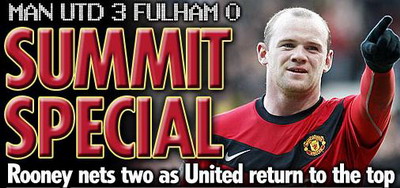 VIDEO / Rooney vrea sa-l bata pe Ronaldo! United 3-0 Fulham