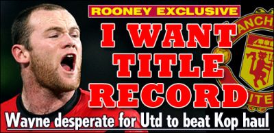 Liverpool Manchester United Wayne Rooney