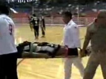 VIDEO! Drama in Brazilia! Un jucator de futsal a MURIT dupa un accident in timpul meciului