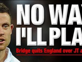 Efectul Terry, garantat! Wayne Bridge se retrage din nationala Angliei: