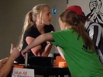 VIDEO:&nbsp;Oncescu din skandenbergul feminin e o super-blonda / Vezi cati pune unul dupa altul!