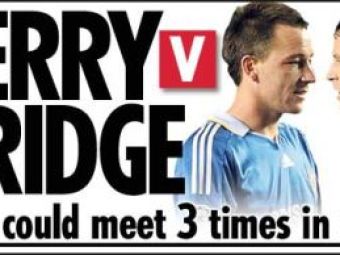Duelul anului in Anglia: Terry se va intalni cu Bridge de 3 ori intr-o saptamana!