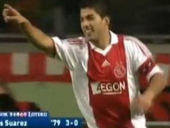 Cate goluri a dat Suarez intr-un meci castigat cu 4-0 de Ajax?&nbsp;TOATE!&nbsp;VIDEO: