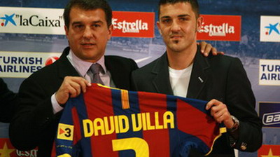 Barcelona face istorie! Vezi ce clauza a fixat in contractul lui David Villa!