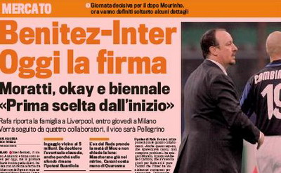 Inter Milano Rafa Benitez