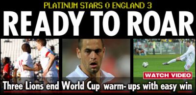 VIDEO! Rio Ferdinand a sustinut Anglia in CARJE cu Platinum Stars! Ce goluri au dat Defoe, Joe Cole si Rooney