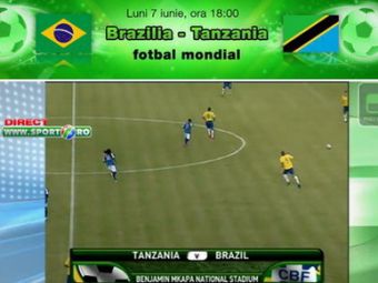 Tanzania 1-5 Brazilia!&nbsp;Super gol&nbsp;Kaka, duble Robinho si Ramires&nbsp;
