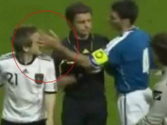 VIDEO Urmasii lui Zidane si Materazzi: capitanul Bosniei a pocnit un neamt pentru ca l-a injurat de mama!