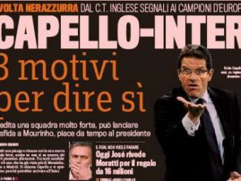 Surpriza lui Moratti: Capello, la Inter dupa Cupa Mondiala! 