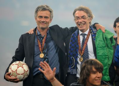Inter Milano Jose Mourinho Massimo Moratti