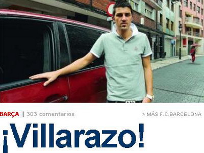 Barcelona David Villa Transfer