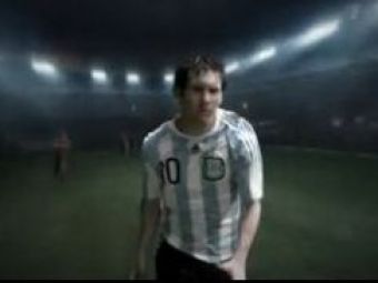 VIDEO A inceput razboiul pentru Cupa Mondiala! Messi se bate cu Villa in reclama anului!
