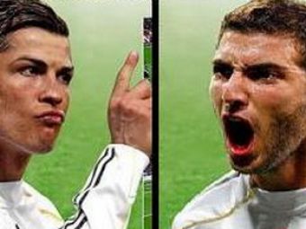 Ferfelea si Curelea ii copiaza pe Ronaldo si Higuain! Steaua si Rapid se bat pe ei!