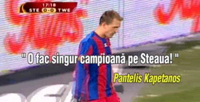 Kapetanos isi vrea fratele la Steaua! Vezi ce cadou a&nbsp;primit grecul de la un fan!