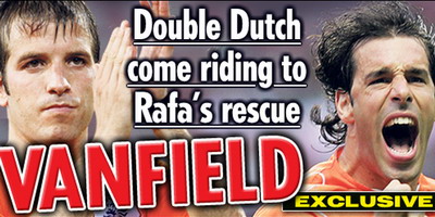 Liverpool Rafael van der Vaart Ruud van Nistelrooy unirea