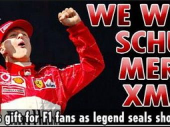 E&nbsp;OFICIAL:&nbsp;Schumacher se intoarce in F1 si va pilota pentru Mercedes: &quot;Sunt gata sa castig tot!&quot;