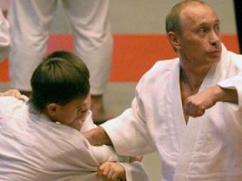 Putin si-a etalat din nou muschii.... la judo! VIDEO:
