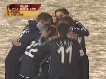 VIDEO / Lucescu, primul in grupa! Partizan 1-0 Sahtior: vezi imagini incredibile de la Belgrad!