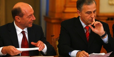 Alegerile prezidentiale Mircea Geoana Traian Basescu