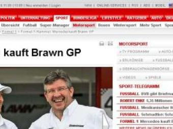 LOVITURA! Mercedes a cumparat Brawn GP, campioana mondiala F1!
