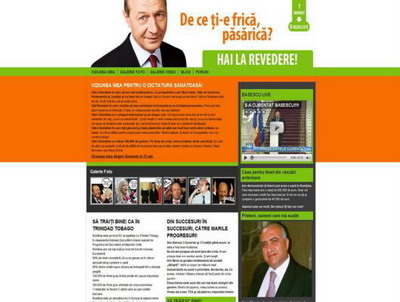 internet site Traian Basescu