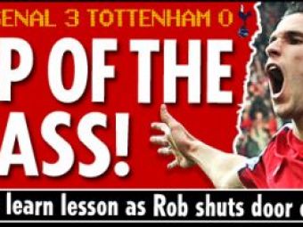 VIDEO:&nbsp;Fabregas si van Persie, doua goluri intr-un minut:&nbsp;Arsenal 3-0&nbsp;Tottenham