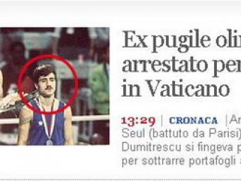Un vicecampion olimpic roman la box a fost arestat in Italia pentru furt!