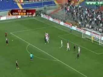 Vezi un SUPER&nbsp;gol din lovitura libera reusit de Zapater in Genoa 2-0 Slavia Praga!