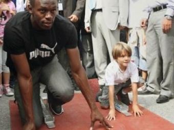 VIDEO! Bolt a fost invins la viteza de un copil! Asta e dovada :)
