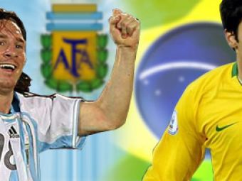 VIDEO Messi vs Kaka: Argentina, favorita in fata Braziliei!