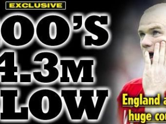 
	Lovitura pentru Rooney cu 24 de ore inainte de debutul Angliei la Mondial! E dator 6 milioane de euro?
