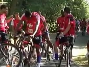 VIDEO: Benzema si Ribery si-au pregatit 'bicicletele' pentru meciul cu Romania!