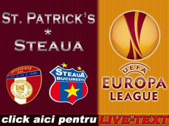 Multumim Zenit! Steaua, cap de serie in Europa: Saint Patrick's 1-2 Steaua!