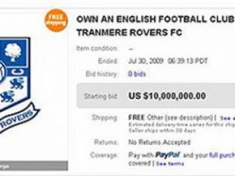 Vrei club de fotbal in Anglia? Liciteaza pe EBay!