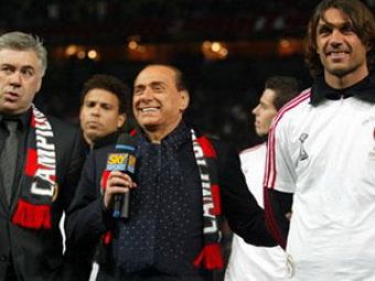 Berlusconi: &quot;Avem cei mai tehnnici jucatori din Italia: Pato, Ronaldinho, Pirlo!&quot;