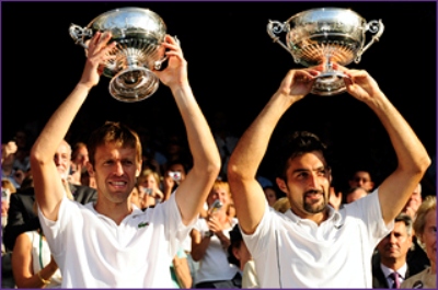 Daniel Nestor si Nenad Zimonjiciau invins la dublu la Wimbledon
