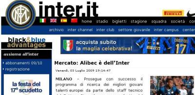 Denis Alibec Inter Milano