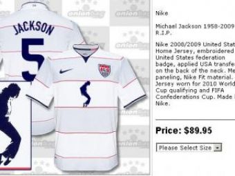 Nationala SUA a lansat tricoul&nbsp;Michael&nbsp;Jackson!