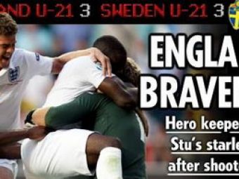 VIDEO Eroul Angliei, portarul Hart, le-a aratat atacantilor cum se bate un penalty!