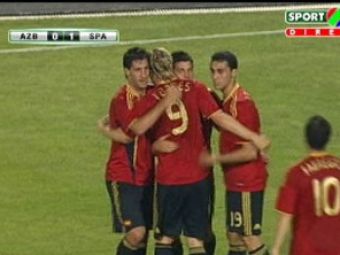 VIDEO: Fotbal TOTAL! Azerbaijan 0-6 Spania! Villa, 3 goluri, Torres, Riera si Guiza marcatori