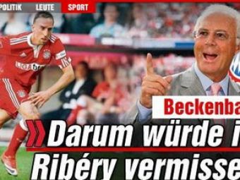 Beckenbauer:&nbsp;&quot;Daca Ribery va dori sa plece o sa fie greu&nbsp;sa-l putem pastra!&quot;