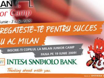 Ai intre 7 si 14 ani? Inscrie-te ACUM la Milan Junior Camp!
