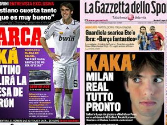Perez si Berlusconi au batut palma: KAKA este cu 10 milioane mai ieftin decat Zidane!